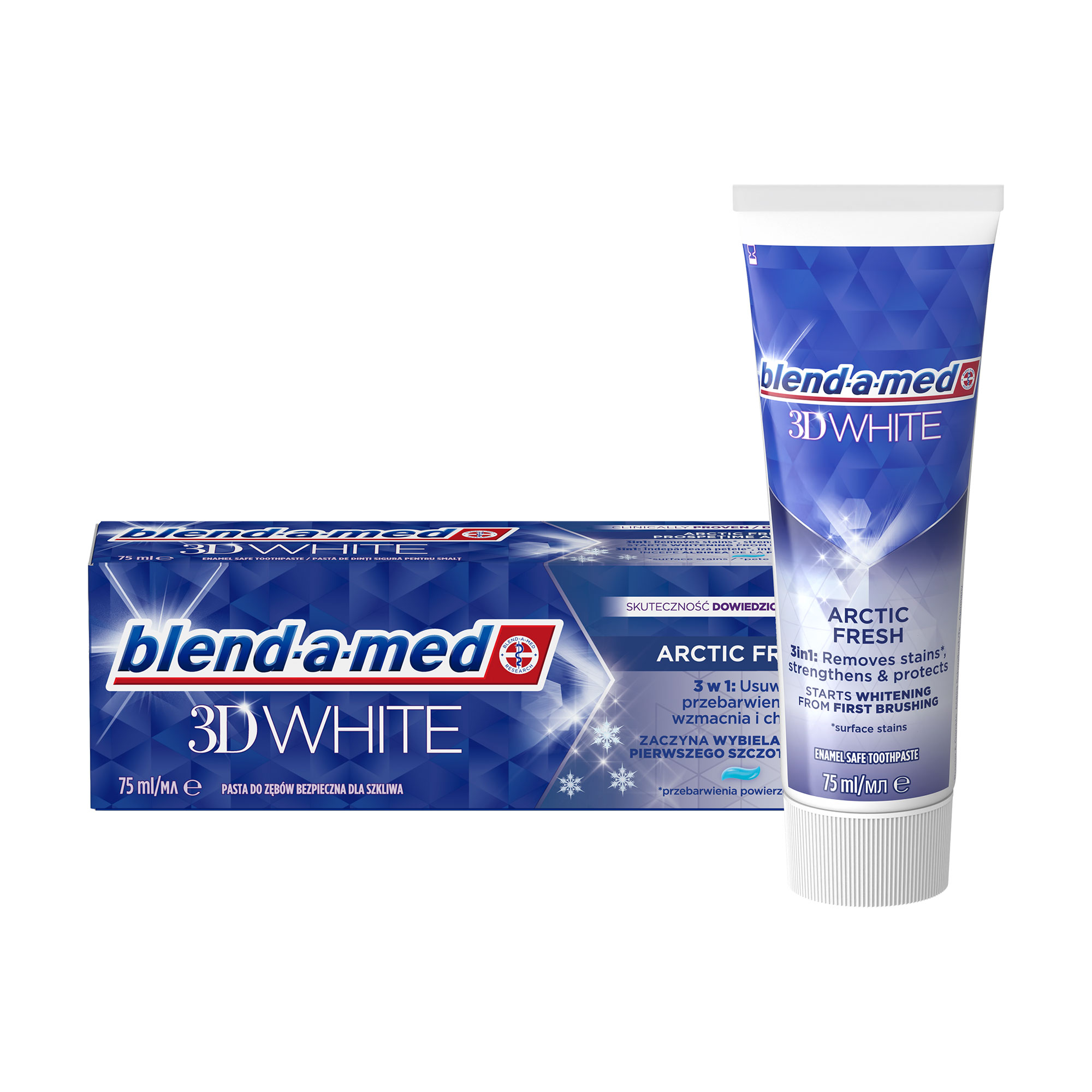 Зубна паста blend-a-med 3D White Арктична свіжість, 75 мл